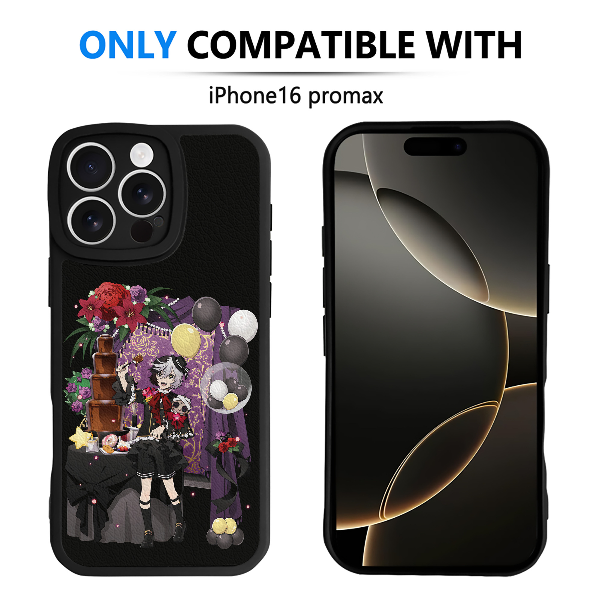 （画像用） 文豪ストレイドッグス Bungo Stray Dogs 【iPhone 16シリーズ対応】シリコンスマホケース（レザー調） 材質：シリコン